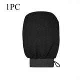 1pc Exfoliating Black Bath Gloves for Moroccan soap