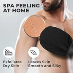 1pc Exfoliating Black Bath Gloves for Moroccan soap