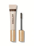 SHEGLAM Hold 'Em Up Tinted Brow Gel Taupe, Auburn, Chocolate, Espresso Long Lasting Voluminous Eyebrow Tint With Hair-Like Fibers Non-Greasy Shapes Lifts Sets Eyebrow Cream With Brush