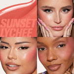 Shop Huda NEW Blush Crush in shades Bubble Gum, Intense Guava, Sunset Lychee in Pakistan