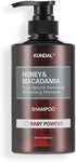 KUNDAL Honey & Macadamia Pure Natural Balancing Refreshing Shampoo 500ml Amber Vanilla, Blackberry Bay, Baby Powder, Cherry Blossom, White Musk