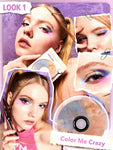 SHEGLAM Vinyl Pop Color Palette Rose Sonata, Sunkissed Reverie, Color Me Crazy