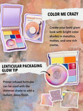 SHEGLAM Vinyl Pop Color Palette Rose Sonata, Sunkissed Reverie, Color Me Crazy
