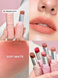 SHEGLAM Lip Veil Cushion Lightweight Lipstick - Encore Energy, Gotcha, Dream Date, Be Fearless, Go Off, High Key, Fed Up, Crimson, Strut, Clock It, No Crumbs, Tea Time