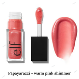 ELF Glow Reviver Plumping Lip Oil - Burst Bubble, Apricot Feelings, Papayarazzi