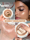 SHEGLAM Glowchi Bouncy Highlighter - Cherry Blossom, Red Bean, Peach Jam, Custard, Powdered Sugar