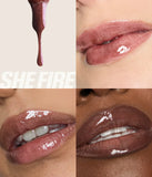 Huda Beauty Icy Nude FAUX FILLER Lip Gloss - She Flirty, She Glitzy, She Fire