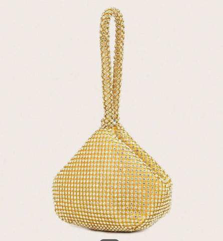 Golden Fancy Bag Pouch