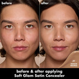 ELF Soft Glam Satin Concealer - 10 Fair Cool, 11 Fair Neutral, 12 Fair Warm, 13 Fair Neutral, 20 Light Cool, 21 Light Neutral, 22 Light Warm, 23 Light Cool, 25 Light Neutral, 31 Medium Neutral
