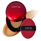 TIRTIR - Mask Fit Red Cushion MINI - Japan's No.1 Foundation in shades 13C Fair, 13N Fair Ivory, 15C Fair Porcelain, 17N Vanilla, 17W French Vanilla, 17C Porcelain, 21N Ivory, 21W Natural Ivory, 21C Cool Ivory, 23N Sand, 24N Latte, 24W Soft Beige, 25N Mocha, 27C Cool Beige, 27N Camel, 29N Natural Beige, 30N Rich Honey, 31N French Beige, 33C Hazel, 33N Macchiato