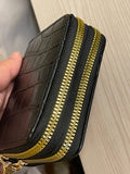 Shein - Black Wallet With 2 Zip