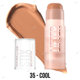 Maybelline LIFTER STIX™ Multi-Use Face Stick - Warm - 5, 25, 45, 60  Neutral - 10 20 30 40, 50, 55, 65  Cool - 15, 35, 70, 75, 80, 85, 90