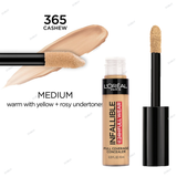L'Oreal Paris Infallible Full Wear Concealer Infallible Correcteur Full Wear - 320 Porcelain, 325 Eggshell, 330 Ivory, 340 Fawn, 345 Oatmeal, 350 Bisque, 360 Cashmere, 365 Cashew