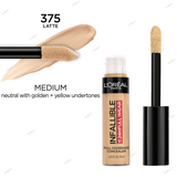 L'Oreal Paris Infallible Full Wear Concealer Infallible Correcteur Full Wear - 320 Porcelain, 325 Eggshell, 330 Ivory, 340 Fawn, 345 Oatmeal, 350 Bisque, 360 Cashmere, 365 Cashew, 370 Biscuit, 375 Latte, 385 Amber