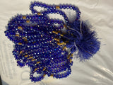 Blue Crystal Tasbeeh 1 piece