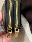 Shein - Black Wallet With 2 Zip