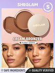 SHEGLAM Silk Haze Cream Bronzer - Golden Sun, Toffee, Caramel, Burnt Sienna, Terracotta, Umber, Mud Pie, Earthy Sepia, Hickory