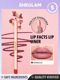 SHEGLAM Lip Facts Lip Liner - True Faith, Misty Rose, Neutral, Momojo, Toasted, Concrete Jungle, Purple Smoke, Solo Dance, Crimson, Cosmopolitan, City Nights, Brazen, Mojave, But First-Coffee