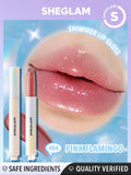 SHEGLAM Pout-Perfect Shimmer Lip Plumper - Sepia Kiss, First Crush, Gold Rush, Pink Flamingo, Sugar Crystal, Violet Fizz