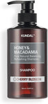 KUNDAL Honey & Macadamia Pure Natural Balancing Refreshing Shampoo 500ml Amber Vanilla, Blackberry Bay, Baby Powder, Cherry Blossom, White Musk