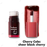 e.l.f - Sheer For It Blush Lip + Cheek Tint - Orange Crush - sheer orange, Pink Positive - sheer pink, Plums Up - sheer plum, Cherry Cola - sheer black cherry, Left on Red - sheer red, So Petal - light pink, Mauve Actually - mauve, Burgun-did That - Burgundy, Maple Latte - brown