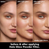 ELF Halo Glow Powder Filter  Pressed Powder - Fair Neutral Cool, Fair Warm, Light Neutral, Light Warm, Medium Neutral