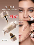 SHEGLAM Precision Sculpt Liquid Contour Duo - Hazelnut Latte, Soft Tan, Clay, Stone, Tawny Amber, Brown Sugar, Warm Honey, Maple Syrup, Camel Suede