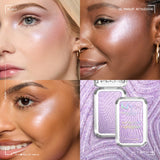 NYX Buttermelt Highlighter - 05 - Bright & Butta - Light champagne, 10 - Glaze it Butta - Light bronze, 15 - U Butta Werk - Frosty pink, 35 - Butta in Bronze - Bronze gold, 40 - No 1 Butta - Holographic lavender