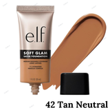 Buy ELF Soft Glam Satin Foundation in shades 11 Fair Neutral, 13 Fair Neutral, 20 Light Cool, 22 Light Warm, 23 Light Cool, 25 Light Neutral, 31 Medium Neutral,42 Tan Neutral, in Pakistan