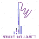 Kosas Soulgazer-Intensifying Gel Eyeliner-Hypnotize|Intense Black Matte, Orbit|Smokey Gray Matte, Allure|Dark Brown Matte Depth|Warm Brown Matte, Mesmerize|Soft Lilac Matte, Gravitate|Creamy Beige Matte, Enigma|Blackened Blue Satin, Eternal|Emerald Green Satin, Bewitch|Night Violet Satin, Cosmic|Deep Aqua Satin