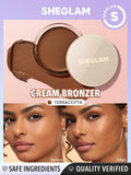 SHEGLAM Silk Haze Cream Bronzer - Golden Sun, Toffee, Caramel, Burnt Sienna, Terracotta, Umber, Mud Pie, Earthy Sepia, Hickory