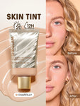 SHEGLAM Dew & Done Skin Tint With Spf20 - Linen, Buttercream, Porcelain, Fair, Chantilly, Bamboo, Shell, Nude, Acorn, Warm Vanilla, Sand, Peach, Honey, Butterscotch, Wheat, Golden, Almond, Saddle, Walnut, Chestnut, Cashew, Cappuccino, Caramel, Mahogany