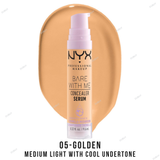 NYX Bare With Me Concealer Serum - 01-Fair-Fair ivory with neutral undertone, 02-Light-Light beige with cool undertone, 03-Vanilla-Vanilla with neutral undertone, 04-Beige-Beige with neutral undertone, 05-Golden-Medium light with cool undertone