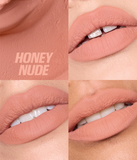 Huda Beauty Liquid Matte Mousse Soft Blur Lip Cream - Mocha Mauve, Rosy Nude, Baby Pink, Berry Brown, Honey Nude, Warm Brown, Bombshell Pinky Brown