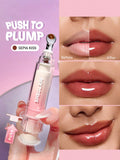 Buy SHEGLAM Booster Shine Plumping Lip Gloss in shades Own Your Shine, Get Started, Pink Flamingo, True Passion, Sepia Kiss in Pakistan