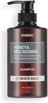 KUNDAL Honey & Macadamia Pure Natural Balancing Refreshing Shampoo 500ml Amber Vanilla, Blackberry Bay, Baby Powder, Cherry Blossom, White Musk