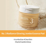 Numbuzin – No.3 Radiance Glowing Jumbo Essence Pad 70 Pads