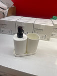 Ikea Storavan 3-piece bathroom set, white