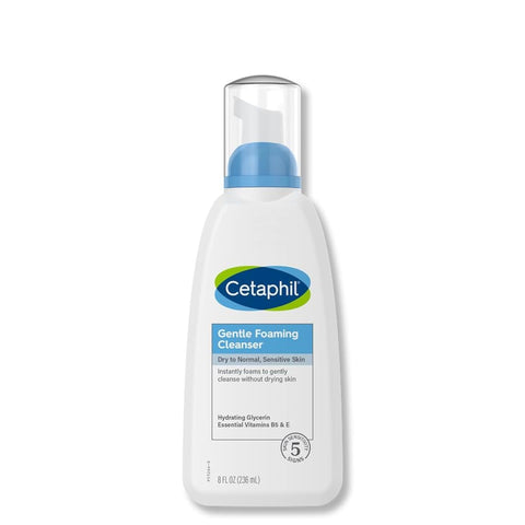 Cetaphil, Gentle Foaming Cleanser, Fragrance Free, 8 fl oz (236 ml)