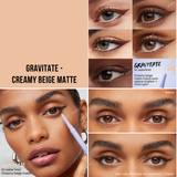 Kosas Soulgazer-Intensifying Gel Eyeliner-Hypnotize|Intense Black Matte, Orbit|Smokey Gray Matte, Allure|Dark Brown Matte Depth|Warm Brown Matte, Mesmerize|Soft Lilac Matte, Gravitate|Creamy Beige Matte, Enigma|Blackened Blue Satin, Eternal|Emerald Green Satin, Bewitch|Night Violet Satin, Cosmic|Deep Aqua Satin