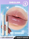 SHEGLAM Pout-Perfect Shimmer Lip Plumper - Sepia Kiss, First Crush, Gold Rush, Pink Flamingo, Sugar Crystal, Violet Fizz