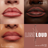 NYX Line Loud Vegan Longwear Lip Liner - Gimme Drama, Daring Damsel, Goal Crusher, Born To Hustle, Global Citizen, Ambition Statement, Total Baller, Movin Up, Hottie Hijacker, Stay Stuntin, Rebel Red, On A Mission, Fierce Flirt, Trophy Life, Goal Getter, Magic Maker, Rebel Kind, Evil Genius, No Equivalent, Leave a Legacy, Ten Out of Ten, Sassy, Too Blessed, Make a Statement, No Wine-ing