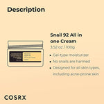 Cosrx ADVANCED SNAIL 92 ALL IN ONE CREAM 100G
