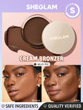 SHEGLAM Silk Haze Cream Bronzer - Golden Sun, Toffee, Caramel, Burnt Sienna, Terracotta, Umber, Mud Pie, Earthy Sepia, Hickory