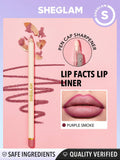 SHEGLAM Lip Facts Lip Liner - True Faith, Misty Rose, Neutral, Momojo, Toasted, Concrete Jungle, Purple Smoke, Solo Dance, Crimson, Cosmopolitan, City Nights, Brazen, Mojave, But First-Coffee