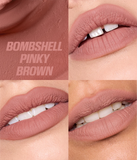 Huda Beauty Liquid Matte Mousse Soft Blur Lip Cream - Mocha Mauve, Rosy Nude, Baby Pink, Berry Brown, Honey Nude, Warm Brown, Bombshell Pinky Brown