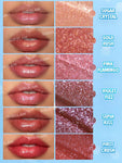 SHEGLAM Pout-Perfect Shimmer Lip Plumper - Sepia Kiss, First Crush, Gold Rush, Pink Flamingo, Sugar Crystal, Violet Fizz