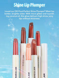 SHEGLAM Pout-Perfect Shimmer Lip Plumper - Sepia Kiss, First Crush, Gold Rush, Pink Flamingo, Sugar Crystal, Violet Fizz