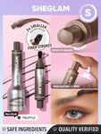 SHEGLAM Brow Fection Brush & Dip Liquid Eyebrow Gel Pen - Taupe, Espresso, Chocolate, Auburn, Ash, Charcoal, Truffle