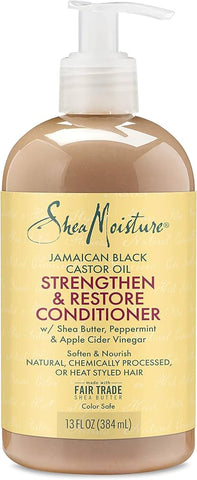 Shea Moisture, Jamaican Black Castor Oil Strengthen & Restore Conditioner, 13 fl oz (384 ml)